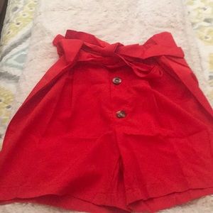 High waisted light weight shorts